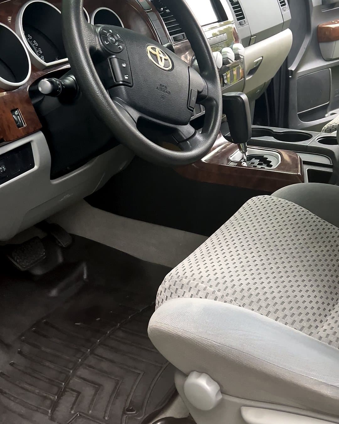 After: Toyota Tundra interior detail